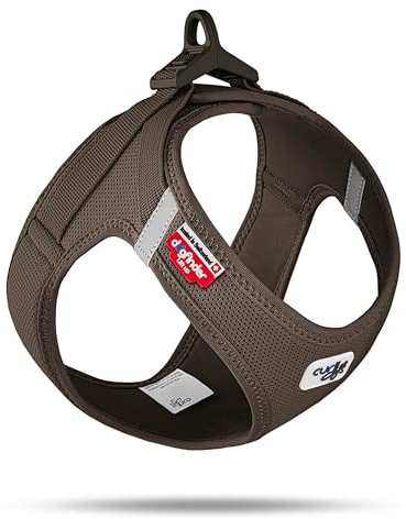 Vest Harness curli Clasp Air-Mesh Brown L