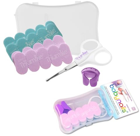 Baby Nails™ – Die tragbare Baby-Nagelfeile I Gemischte Packung mit Schere