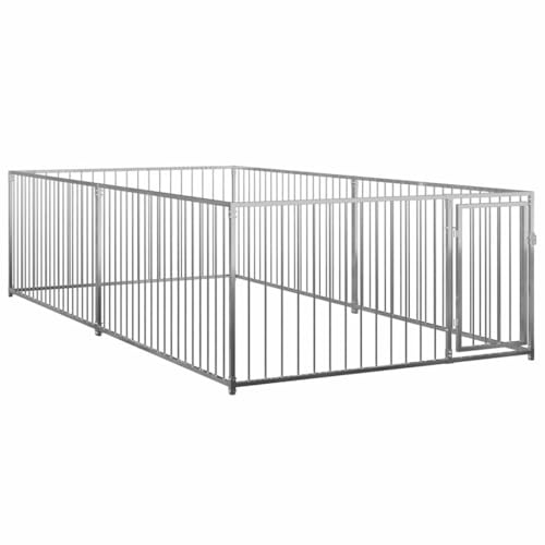 vidaXL Outdoor Hundezwinger 200x400x100cm Hundekäfig Hundehaus Hundehütte
