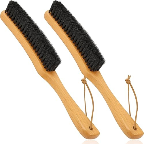 2 Stück Fusselbürste Kleidung, Textilbürste für Kleider, Effektive Entfernung von Flusen und Tierhaaren, Ideal für Wolle und Kaschmir, 30,5 cm Länge