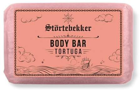 Störtebekker® Premium Body Bar Tortuga | Festes Duschgel Männer | Feste Duschseife Herren & Damen | Natürliche Reinigung, herrlicher Duft | handgefertigt & ohne Zusätze (1 x 120g)