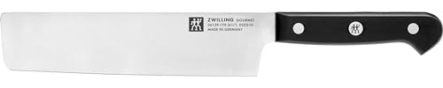 ZWILLING Gourmet Nakiri Messer, 17 cm, Rostfreier Spezialstahl, Ergonomischer Kunststoff-Griff, Schwarz - Made in Germany