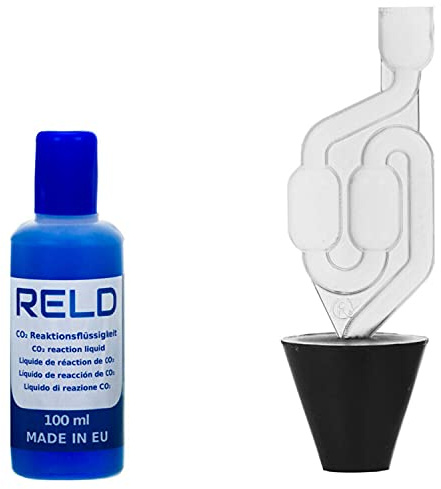 RELD Zylinderkopf Dichtung Tester CO2 Leck Kühlwasser prüfen Universal für alle Autos und Motorräder Zylinderkopfdichtung CO2-Lecktester Rapid Engine Leak Detector für 50 Tests Mehrfarbig