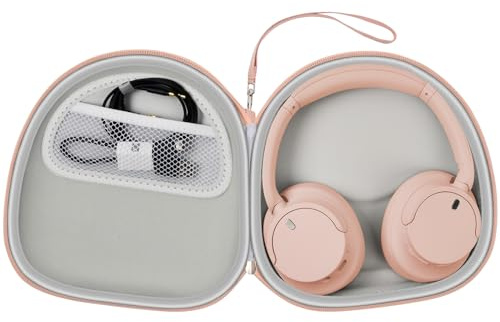 PAIYULE Tasche für Sony WH-CH720N WH-CH730N Bluetooth-Kopfhörer, Roségold | Tasche für Noise Cancelling Over The Ear Headset, Tragetasche Organizer Reisetasche Tasche für USB-Kabel, Nur Box
