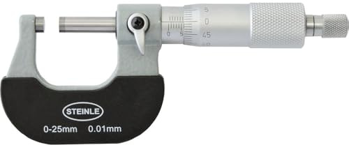 STEINLE 2130 analog Bügelmessschraube Messschraube Mikrometer 0-25 mm
