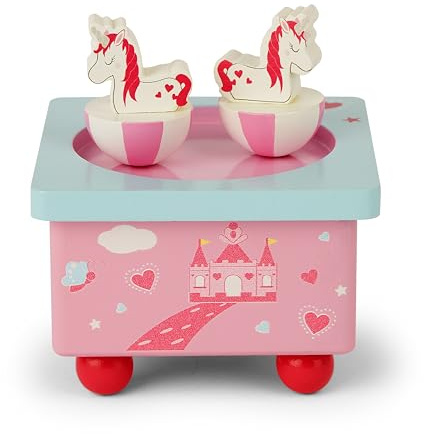 Mousehouse Gifts - Kinder Einhorn-Spieldose aus Holz - für Mädchen
