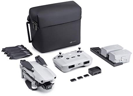 DJI Mavic Air 2 Fly More Combo – Drohne mit 4K Video-Kamera in Ultra HD, 48 Megapixel Fotos, 1/2" Zoll CMOS-Sensor, 34 Minuten Flugzeit, ActiveTrack 3.0, 3-Achsen-Gimbal – Grau
