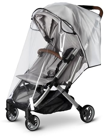 bemece Universal Regenschutz für Kinderwagen, Buggy Regenschutz Gute Luftzirkulation, Schadstofffrei - Schwarz