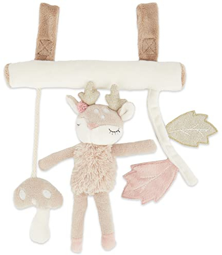 Baby Kinderwagenkette Mädchen REH Ella| Maxi Cosi | Mobile Kinderwagen Spielbogen Spieluhr Kette Spielzeug Babyschale Anhänger Autositz Spirale
