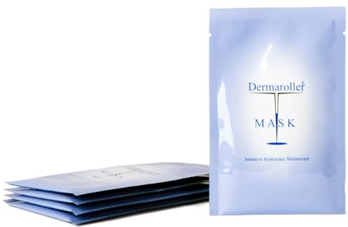 Dermaroller® Das Original Gesichtsmaske 5er Pack | Gegen trockene Haut, Skincare (Premium), Spendet Feuchtigkeit, Mildert Falten, Unterstützt die Kollagenbildung