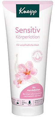 Kneipp Sensitiv Körperlotion - Bodylotion mit Bio Mandelblütenextrakt für empfindliche Haut - Schnelleinziehende, leichte Textur verleiht der Haut ein samtweiches und gepflegtes Gefühl - 200ml