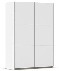 Rauch Möbel Sejo, Kleiderschrank für Schlafzimmer, Kinderzimmer, Wohnzimmer, Flur, 2-türig, Farbe Weiß, Breite 131cm
