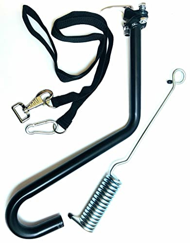MAXXONI Hundeleine für Fahrrad Fahrradleine Hund Führhalter Abstandhalter Expander Fahrradhalter Biker Set