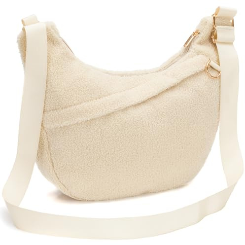 Fillikid Buggy Organizer Daybag | Stilvolle Kinderwagen-Tasche aus Teddyplüsch | Weich & luxuriös | Mit praktischer Fächeraufteilung | Ideal für Windeln, Snacks & mehr | Einfache Befestigung