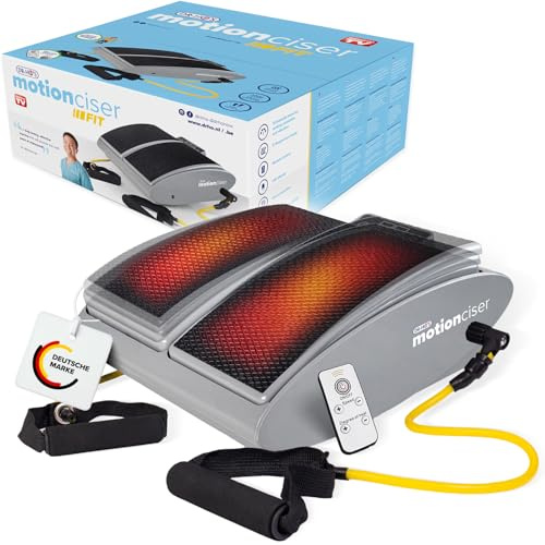 DR. HO’S MotionCiser® Fit | Elektrisches Fußmassagegerät mit Gehsimulation | Fuß-, Bein-, Waden- & Handmassage | 10 Vibrationsstufen | Infrarot-Wärme 30–50 °C | inkl. Fernbedienung & Trainingsbänder