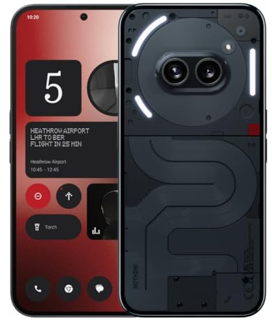 Nothing Phone (2a) 8+128GB - Handy ohne vertrag mit Nothing OS 2.5 - Schwarz