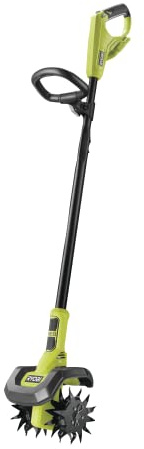 RYOBI 18 V ONE+ Akku-Bodenhacke RY18CVA-0 (Kultivierungstiefe 10cm, Kultivierungsbreite 20cm, Motordrehzahl 200/250/300 min-1, werkzeuglose Umstellung d. Messer, ohne Akku und Ladegerät im Karton)