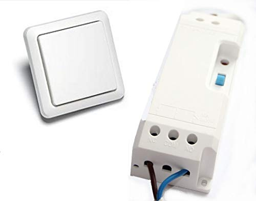 WeBaSo Intertechno YWT-8500 Funk-Türöffner-Modul inkl. Funk-Wandsender – Ergänzung für bestehenden elektrischen Türöffner (benötigt bereits vorhandenen Türöffner)