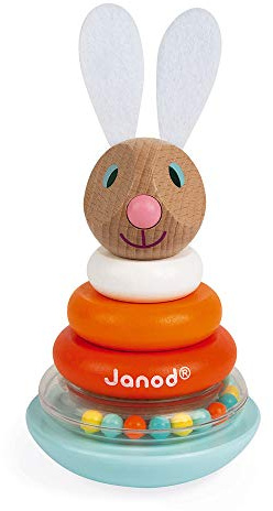 Janod Stehaufmännchen/Stapeltier Hase