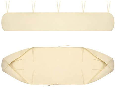 Markisen-Schutzhülle für Markisen, Sonnensegel UV Regen Wasserdicht schneefest mit Schnur Wandmarkise Abdeckplane, für Mobile Markise, Lagerung im Winter, Garten und Terrasse (Beige, 6 M)