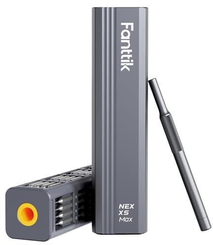 Fanttik X5 Max HANDBUCH Feinmechaniker Schraubendreher Set,50-in-1 magnetische Bits, kleiner Schraubendrehersatz, Magnetgehäuse, 5/32-Zoll-Sechskant, Reparaturwerkzeug für Telefon, Kamera, Laptop, Uhr