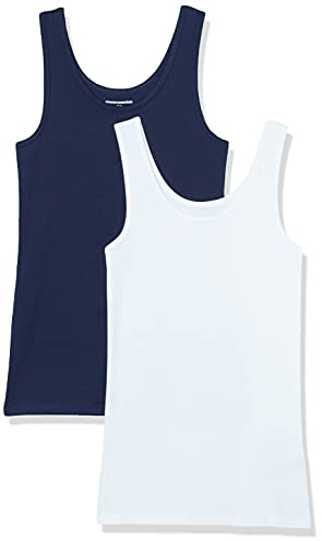 Amazon Essentials Damen Tank Top, Schmale Passform, Pack of 2
