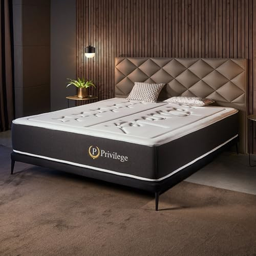 Naturalex - Privilege - Matratze 180x200 cm - Kaltschaummatratze 180x200 H3/H4 - Matratze 180x200 30 cm Hoch - Öko-tex Zertifiziert - Latex Blue 7 Zonen