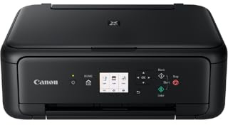 Canon PIXMA TS5150 Drucker Farbtintenstrahl Multifunktionsgerät DIN A4 (Scanner, Kopierer, Farbdisplay, 4.800 x 1.200 dpi, USB, WLAN, Duplexdruck, 2 Papierzuführungen) schwarz