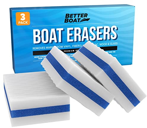Hochwertige Boot-Abrieb-Radierer, magisches Bootszubehör für die Reinigung von schwarzen Streifen, Deckstreifen und mehr, 3 Pack