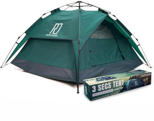 Reactive Outdoor Zelt - 3 Sekunden Zelt - 3 Sekunden Instant Pop Up Zelt - Einfache und schnelle Einrichtung Campingzelt - 1 Person Setup Wasserdichtes Doppelschicht Outdoor Camping Zelt