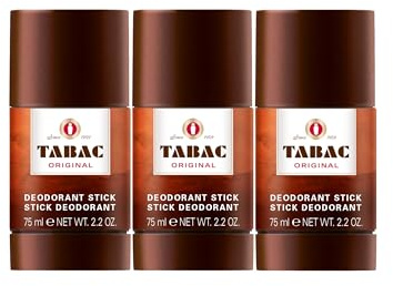Tabac® Original | Vorteilspack Deodorant Stick - Original Seit 1959 - sanft zur Haut - mit dem Duft des Originals - 24 Stunden Deo-Schutz | 3x 75ml