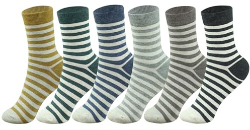 MAGIARTE 6 Paar Damen Mini Crew Socken Gekämmte Baumwolle Casual Athletische Viertel Kalbssocken