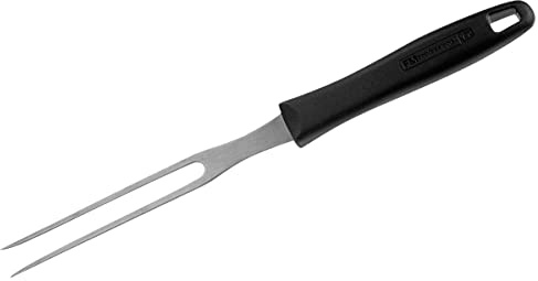 FMprofessional 21751 Aufschnittgabel, Fleischgabel, Edelstahl/Kunststoff, Silber/Schwarz