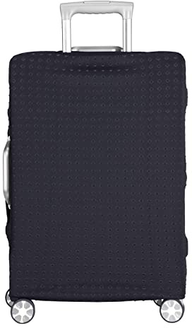 LEAFOREST Elastische Schutzhülle für Reisekoffer, Elastan, wasserabweisend, passend für Koffer mit 48,5-81 cm - Schwarz, L