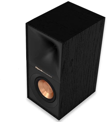 Klipsch R-40M Black (Paar) - Regallautsprecher Schwarz 4,25 Zoll Woofer 50 W / 200 W - 8 Ohm, Mediano