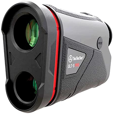 TecTecTec ULT-S Pro Golf Entfernungsmesser mit Stabilisierung, Steigung & Vibration | Hyper Read Laser Technologie, Nebelmodus | Laser-Entfernungsmesser für Golf & Jagd