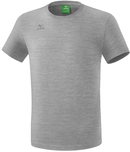 Erima Unisex Kinder Basic Teamsport T-Shirt (2082501), grau Melange, 116