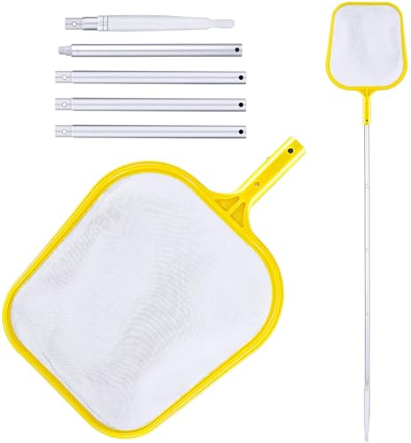 Nephelolux Kescher Pool, 2 Pack Whirlpools Feinmaschig Rake Netz - Für Teich, Algen & Bestway Pool,Algenkescher Nylon Netz