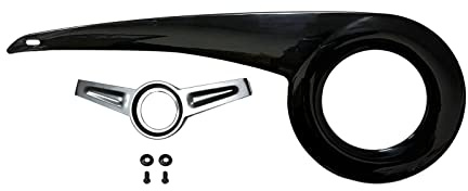 TOOYFUL Fahrradkettenschutz Fahrradkettenschutz, 38-40T Schutz Langlebige Fahrradkettenabdeckung Fahrradteil Kettenschutz für Radfahren Outdoor Reiten Camping, Schwarz
