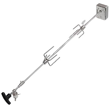 TAINO Drehspieß PLATINUM, PLATINUM YAMARA und BLACK 4- und 6-Brenner Grillspieß 220-240V Motor Universalspieß Rotisserie Spieß für Gasgrill Grillwagen BBQ Zubehör Set