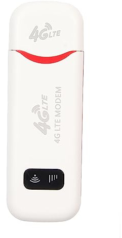 Mobiler Hotspot und tragbarer USB-Router 4G LTE mit SIM-Kartensteckplatz für Reisen, WiFi-Modem mit 300 Mbit/s, Freigabe für bis zu 10 Benutzer