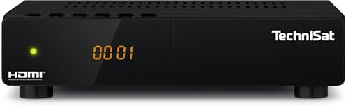 TechniSat HD-S 210 Satellitenreceiver (DVB-S/S2, HDMI, USB-Mediaplayer, vorinstallierte Senderliste, Sleeptimer, Fernbedienung, EPG, kompakt)