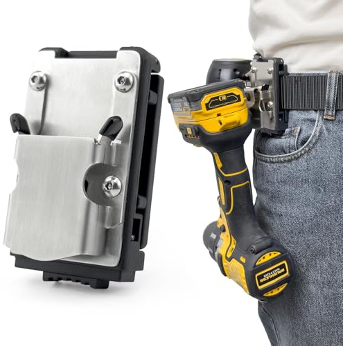 otuiaim Clip-on Werkzeug Gürtelclip - Clip-on Werkzeuggürtelhalter, 304 Edelstahl Werkzeugclips für Haken Clips Werkzeuge, für Akkubohrer, Schlagschrauber, Nagler, Maßband