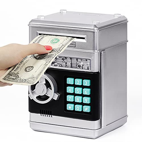 Highttoy ATM Elektronische Münze Geldbank Spardosen für Kinder