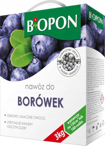 Dünger Heidelbeeren Blaubeeren Beerendünger Moorbeetpflanzen Obstdünger 3kg