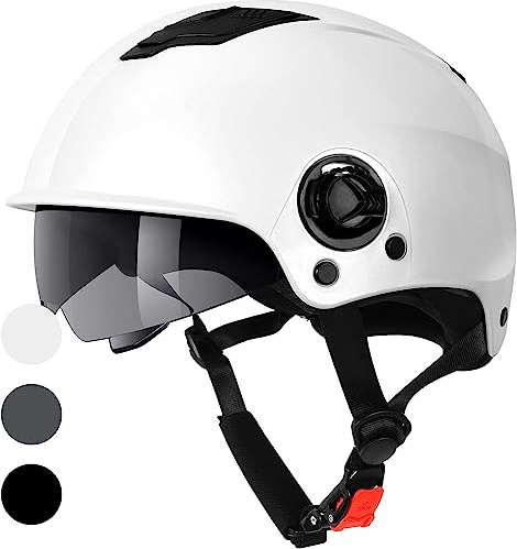 Westt Escape Skaterhelm Fahrradhelm E-Scooter Helm mit Sonnenvisier