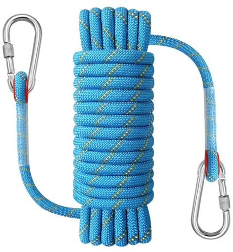 NorthPada Marine Schwimmendes Seil zum Bootfahren, Angeln, Rafting, Camping, Wandern, Jagd, Anker, Festmacher, Docklinien, Kajak, Kanu, Rettung reflektierender 10 mm x 10 Meter Blau