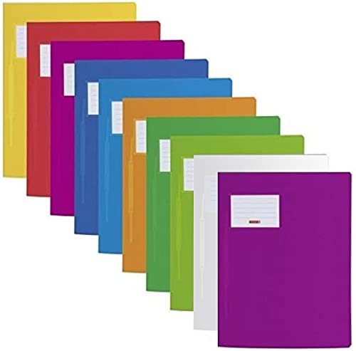 Schnellhefter Fact! PP, 24 x 31 Centimeter für A4 (10-fach Packung, Sortiert)