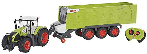 Happy People 34425 , Claas Traktor Axion 870 RC + Anhänger Cargos 9600