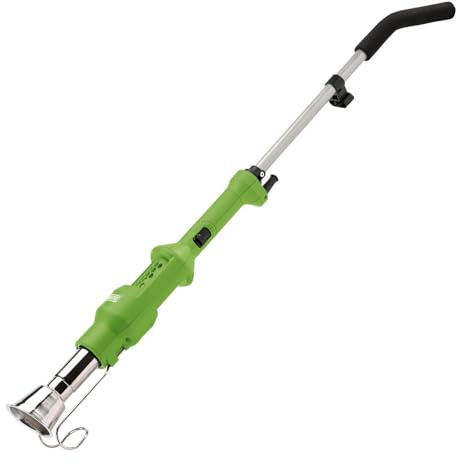 Draper Elektrischer Unkrautbrenner, 2000 W, 1,7 m Kabel, Heißluft-Garten- und Schrebergarten-Unkrautbekämpfung, multifunktionales Unkrautfeuerzeug, weicher Griff, 2 Heizungen, 68696, Silber